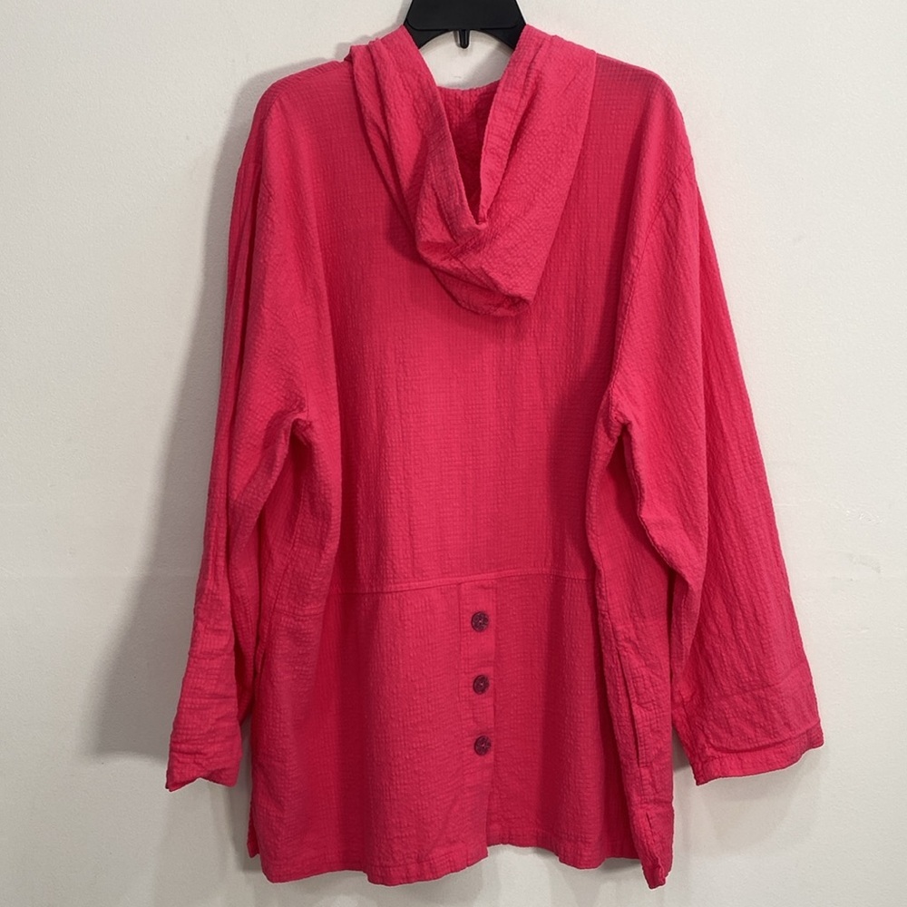 Focus Casual Life Cotton Button Front top XL - Picture 6 of 11